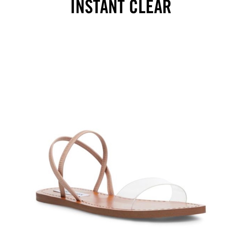 STEVE MADDEN instant clear sandals